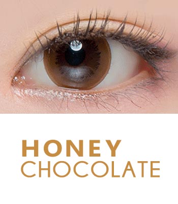 【売り切れ寸前 5月20日まで】【遠視用カラコン2枚】 Honey Chocolateチョコ・ブラウン[~ +8.00まで] SUE Choco Brownナチュラル