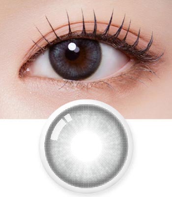 【ワンデー／10枚】ハニーシュガ グレーのブルーライトカットカラコン｜着色直径13.0mm・含水率48％｜～-8.00｜PREMIUM アンチブルー（Anti Blue）