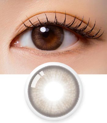 【ワンデー／10枚】ハニーシュガ ブラウンのブルーライトカットカラコン｜着色直径13.0mm・含水率48％｜～-8.00｜PREMIUM アンチブルー（Anti Blue）