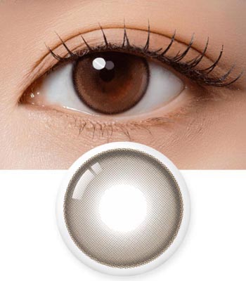 【ワンデー／10枚】ラテ ヘーゼルブラウンのブルーライトカットカラコン｜着色直径13.0mm・含水率48％｜～-8.00｜PREMIUM アンチブルー（Anti Blue）