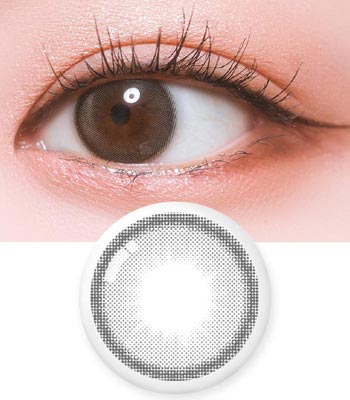 【マンスリー】カラーポップグレーのブルーライトカットカラコン｜着色直径13.0mm・含水率42％｜～-8.00｜PREMIUM アンチブルー（Anti Blue）