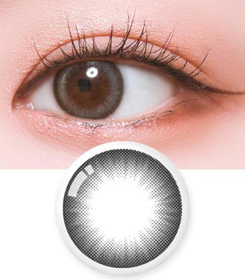 【マンスリー】ミラ グレーのブルーライトカットカラコン｜着色直径13.0mm・含水率42％｜～-8.00｜PREMIUM アンチブルー（Anti Blue）