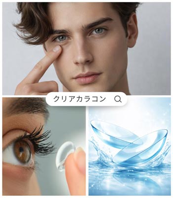 NewGreen クリアカラコン｜BC選択・高度数 -15.00対応・含水率42%｜3~6ヶ月